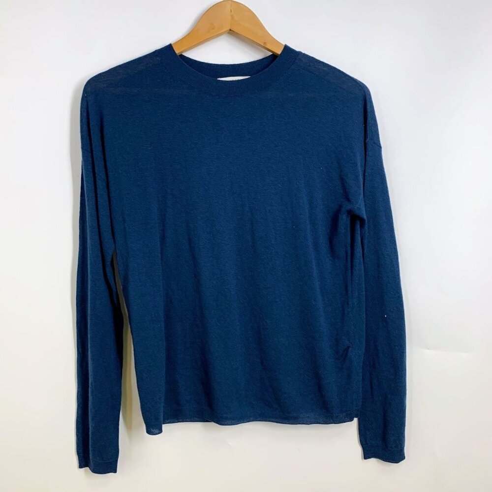 Vince Women's Wool Cashmere Blend‎ Crew Neck Tight Knit Long Sleeve Sweater SZ S